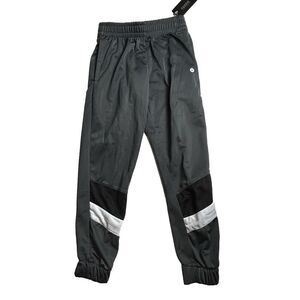 RBX Boys Black Fleece-Style Athletic Pants with Elastic Waist Size S (8)